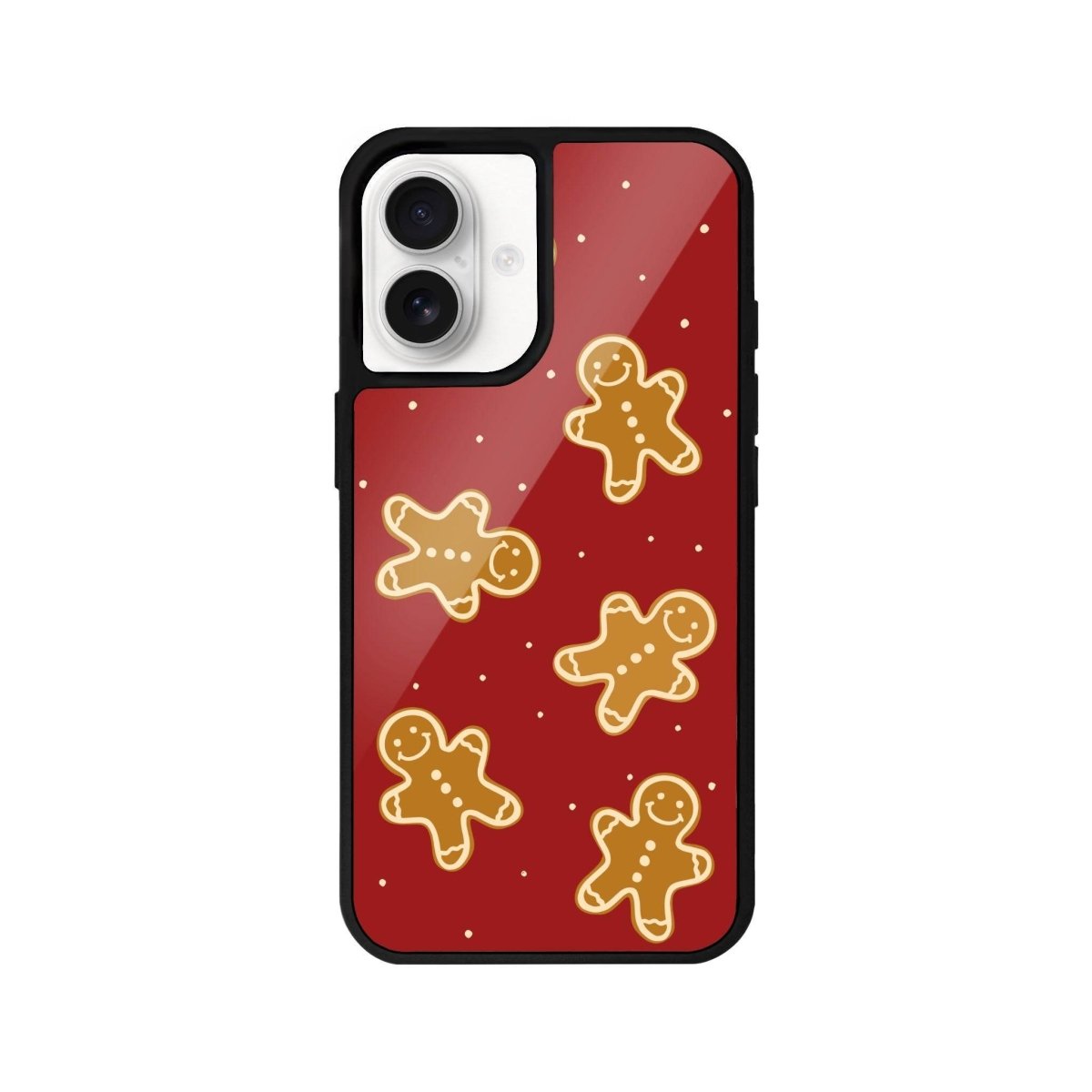 iPhone 16 Gingerbread Man Glossy Cam Telefon Kılıfı - SUMTHINCS