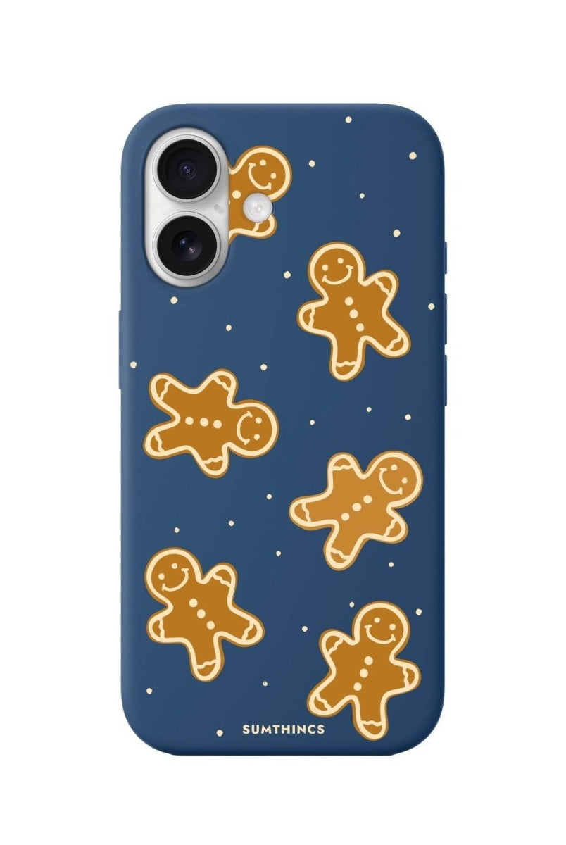 iPhone 16 Gingerbread Man Premium Telefon Kılıfı Pasifik Mavi - SUMTHINCS
