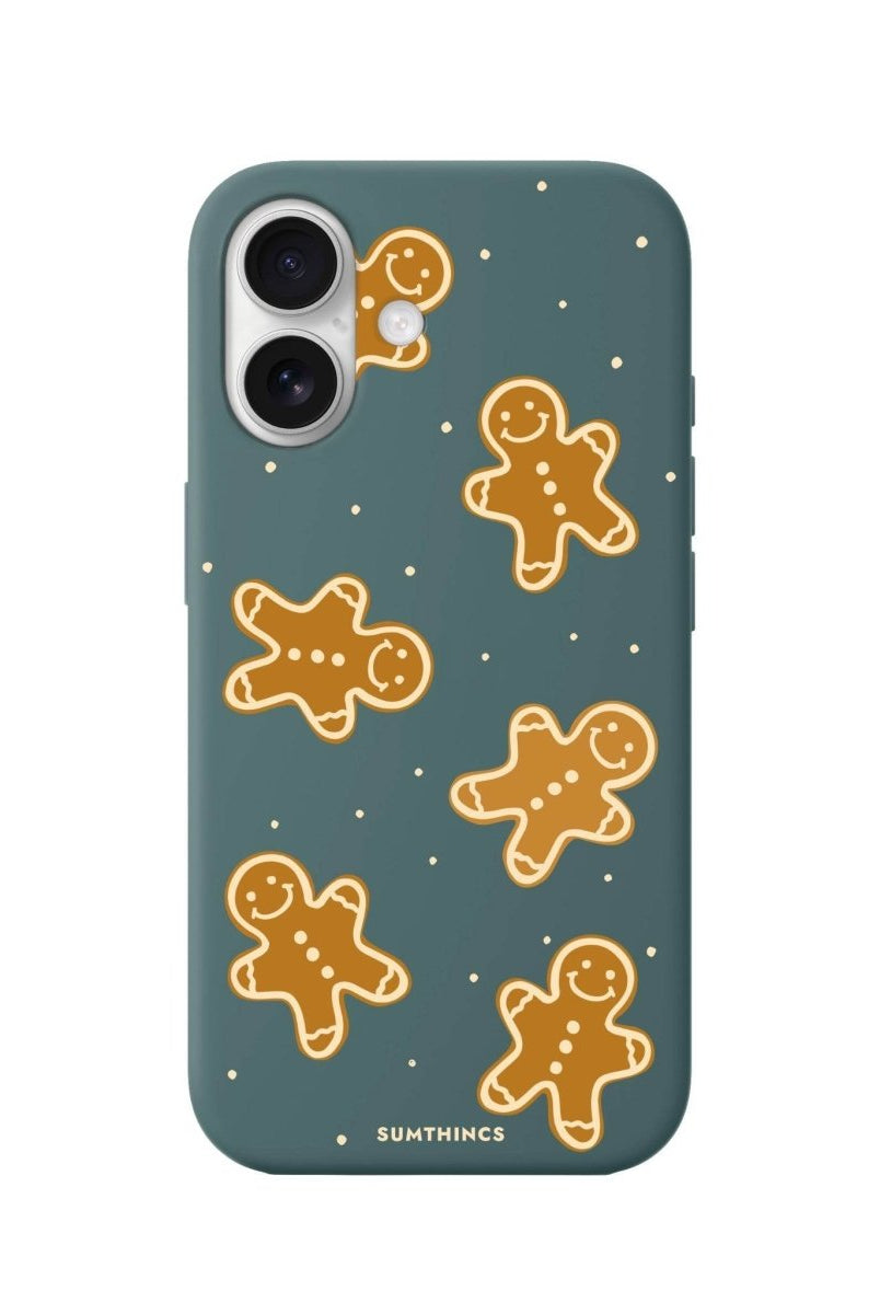 iPhone 16 Gingerbread Man Premium Telefon Kılıfı Kaktüs Yeşili - SUMTHINCS
