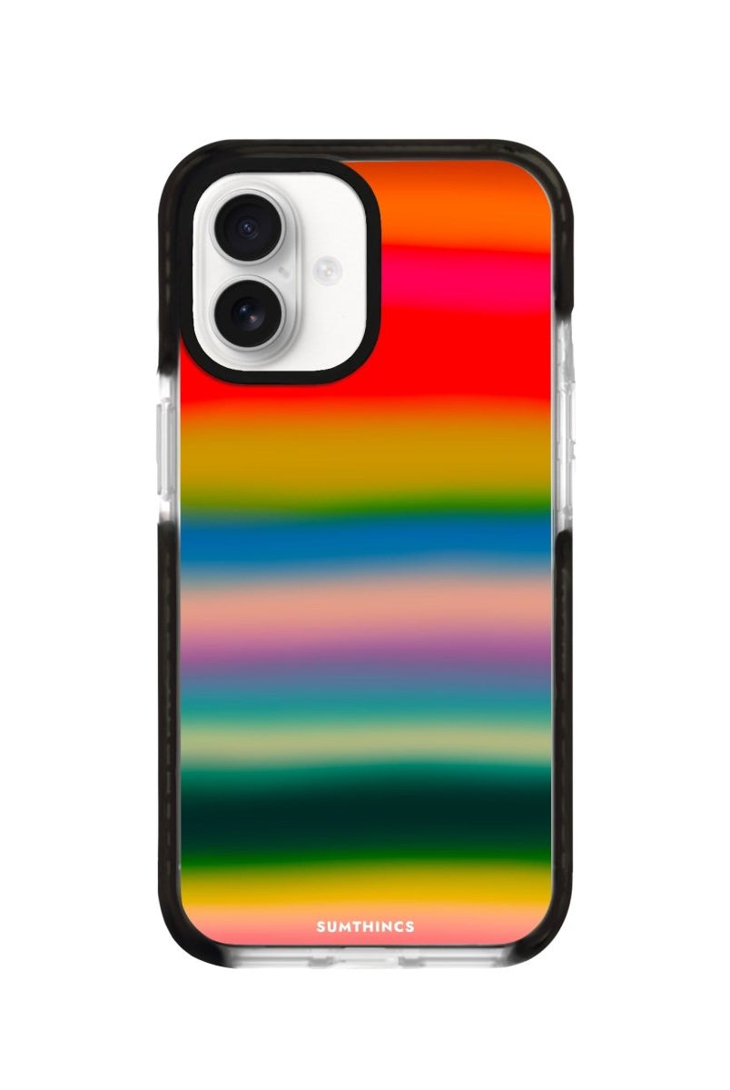 iPhone 16 Gradient Glow Procase Şeffaf Telefon Kılıfı Siyah Şeffaf - SUMTHINCS