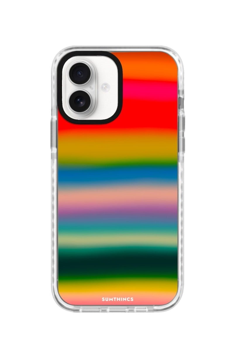 iPhone 16 Gradient Glow Procase Şeffaf Telefon Kılıfı Beyaz Şeffaf - SUMTHINCS