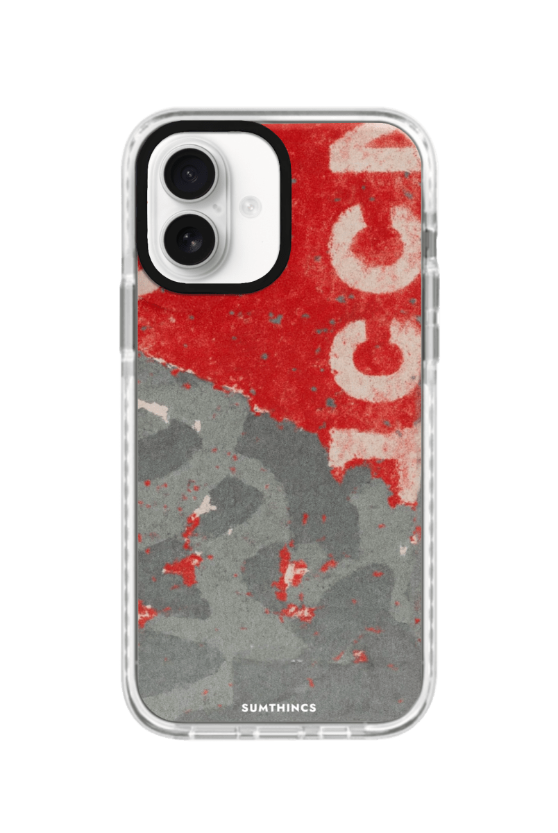 iPhone 16 Graffiti Procase Şeffaf Telefon Kılıfı Beyaz Şeffaf - SUMTHINCS