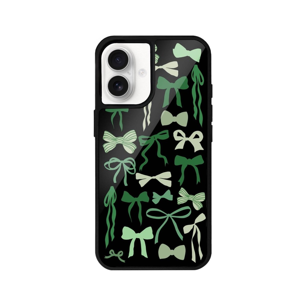 iPhone 16 Green Garland Glossy Cam Telefon Kılıfı - SUMTHINCS