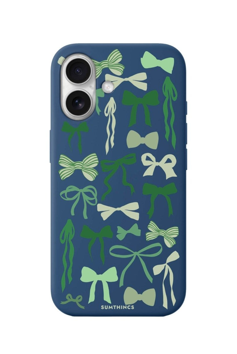 iPhone 16 Green Garland Premium Telefon Kılıfı Pasifik Mavi - SUMTHINCS