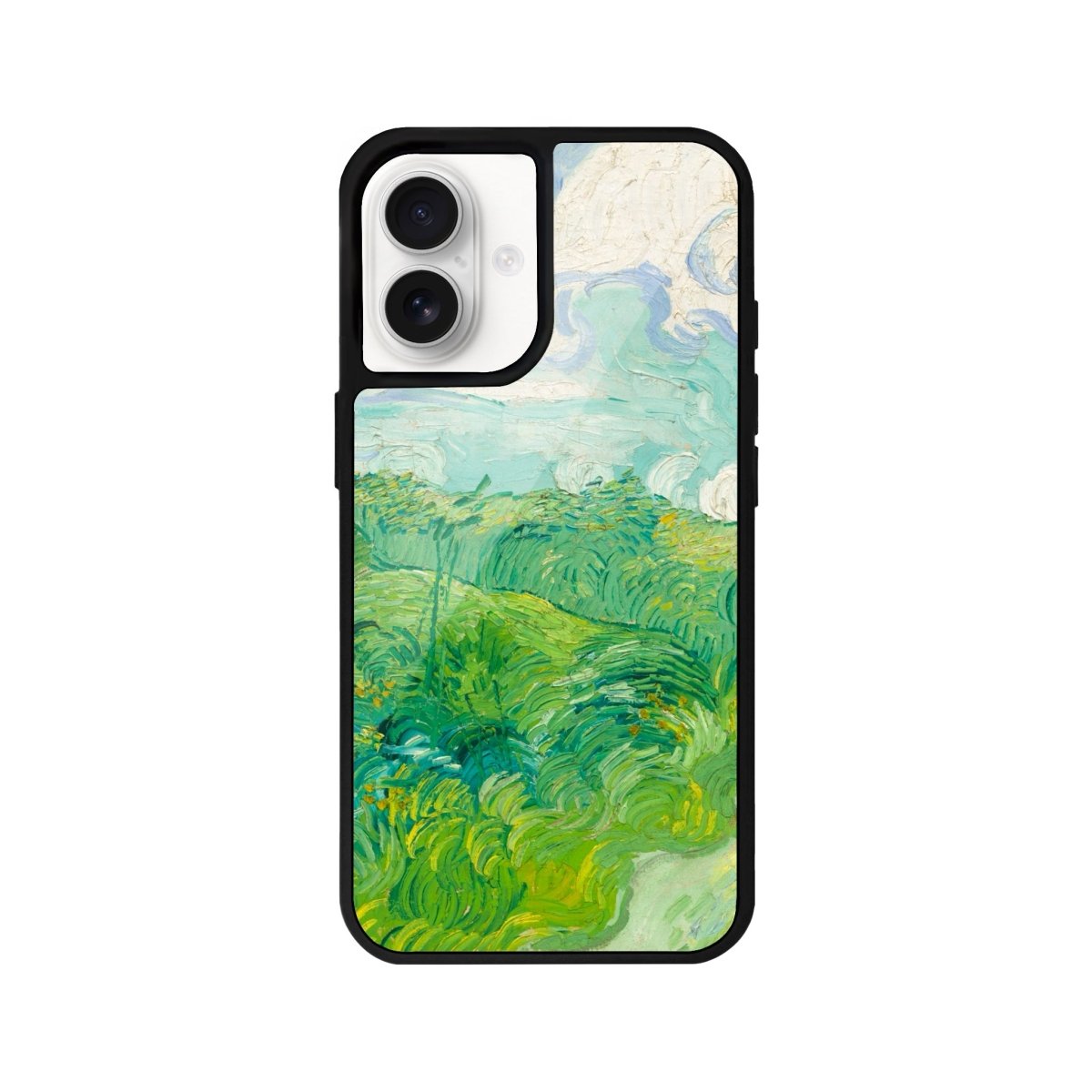 iPhone 16 Green Wheat Fields Glossy Cam Telefon Kılıfı - SUMTHINCS