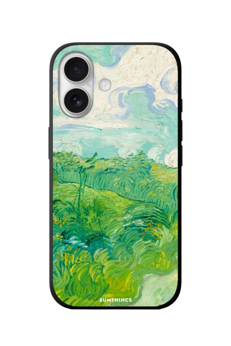 iPhone 16 Green Wheat Fields Premium Telefon Kılıfı - SUMTHINCS