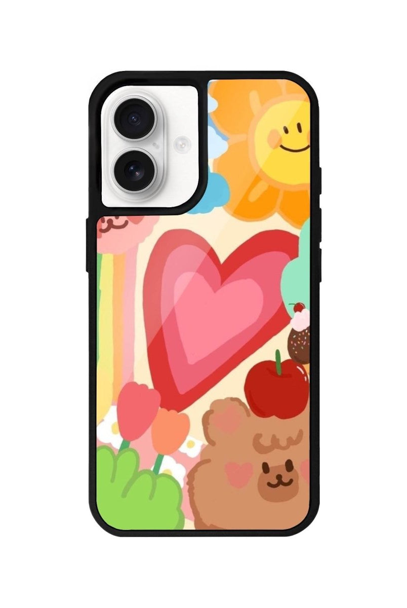 iPhone 16 Happy Day Glossy Cam Telefon Kılıfı - SUMTHINCS