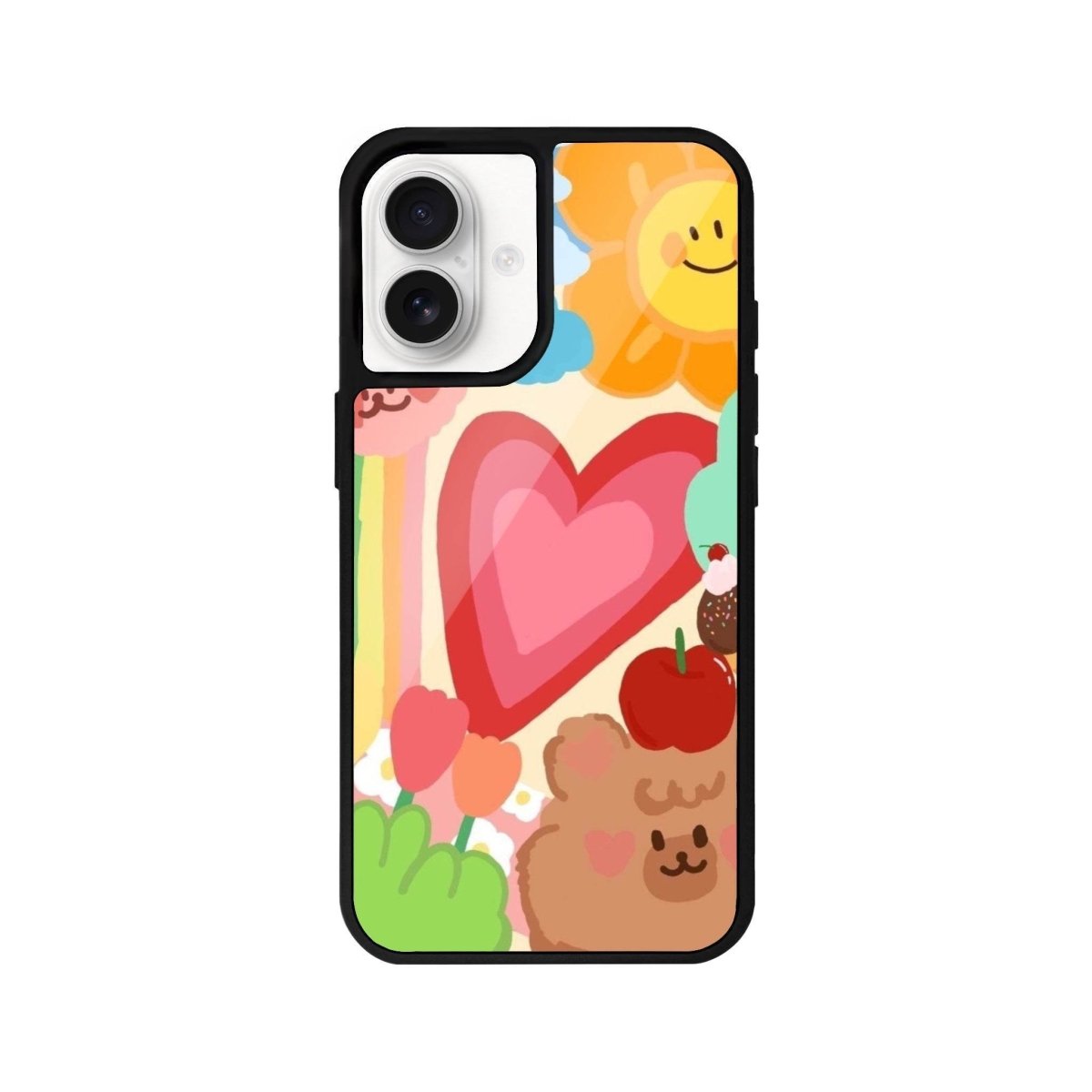 iPhone 16 Happy Day Glossy Cam Telefon Kılıfı - SUMTHINCS