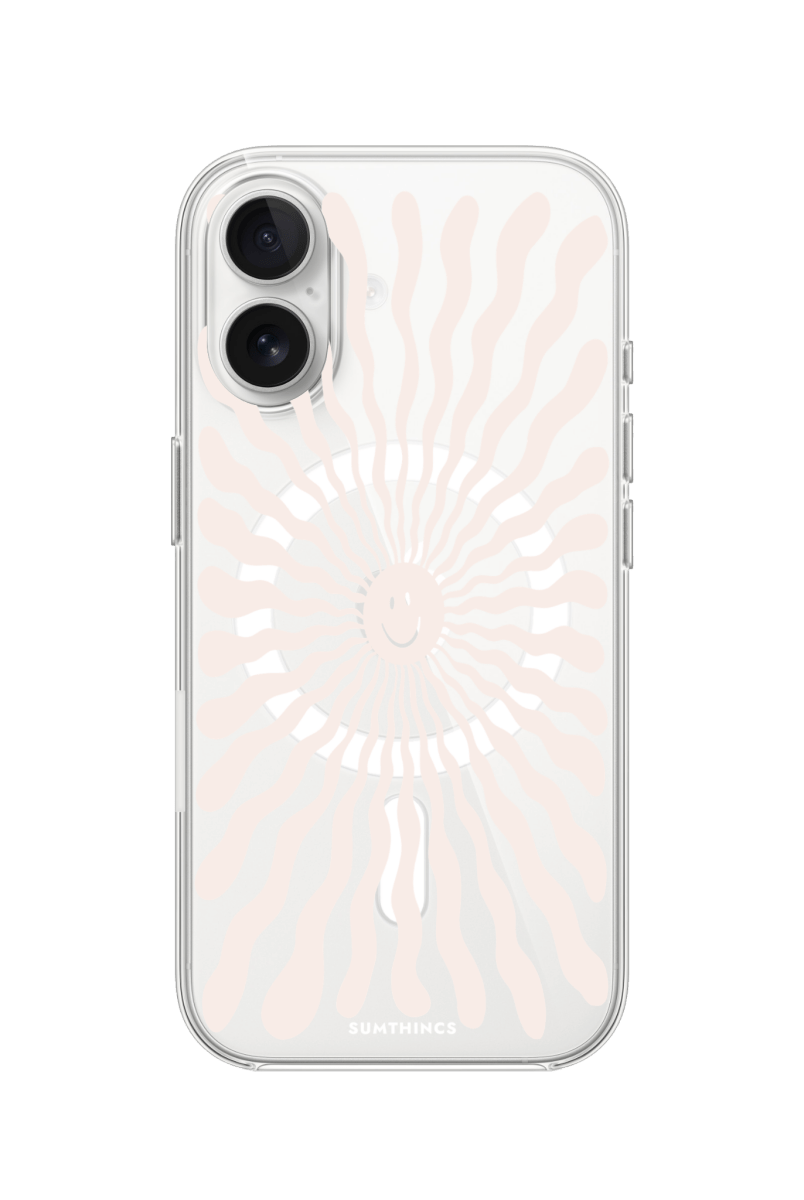 iPhone 16 Happy Litle Sun Clear Magsafe Telefon Kılıfı - SUMTHINCS