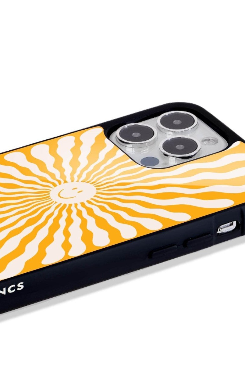 iPhone 16 Happy Little Sun Glossy Cam Telefon Kılıfı - SUMTHINCS