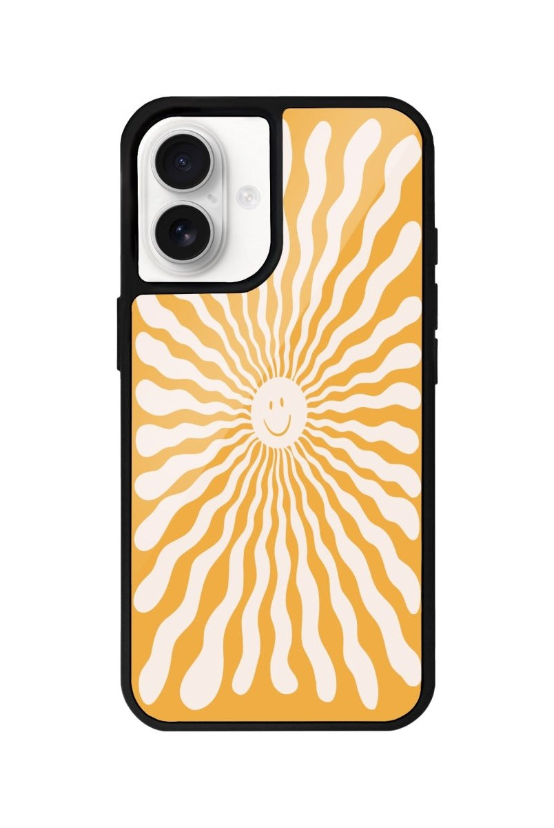 iPhone 16 Happy Little Sun Glossy Cam Telefon Kılıfı - SUMTHINCS