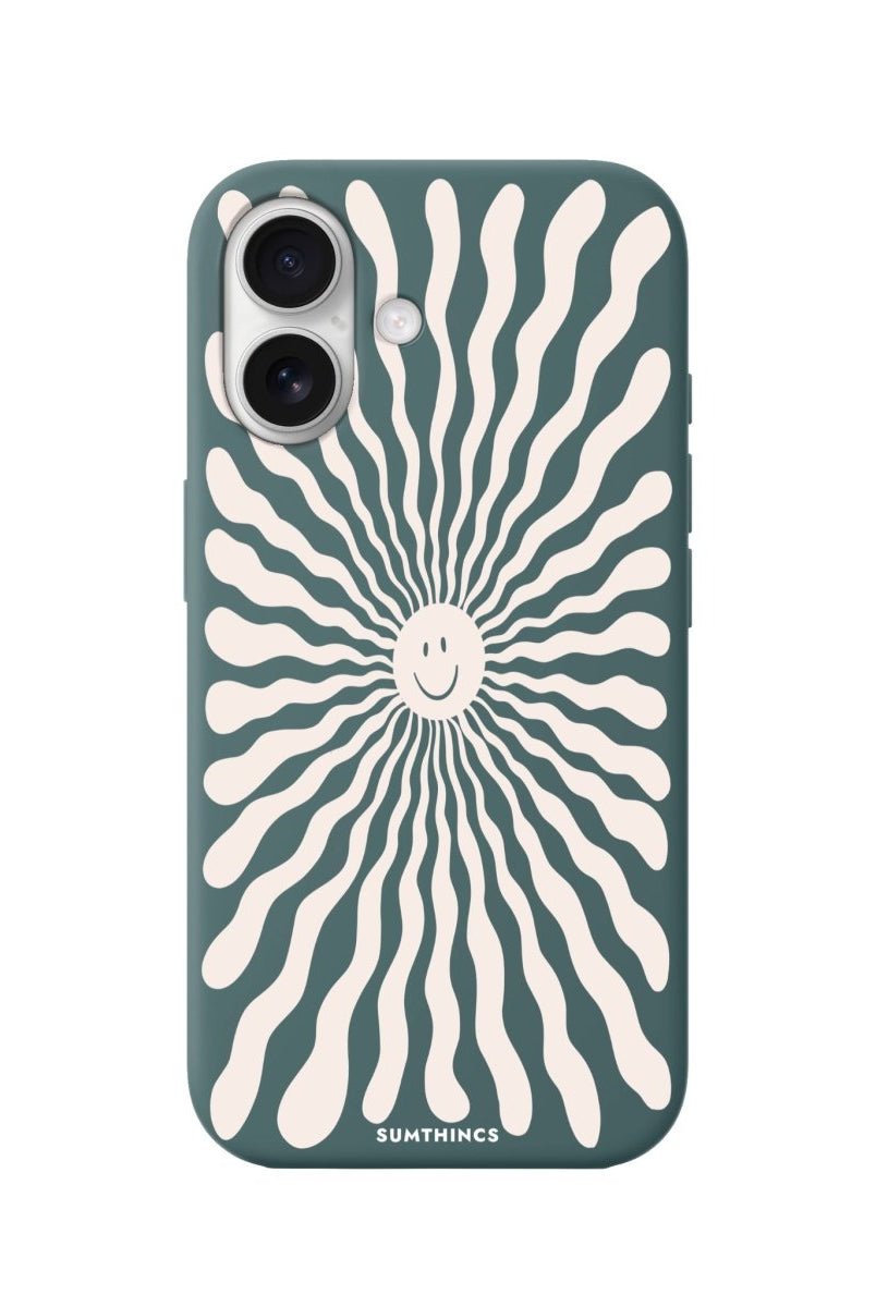 iPhone 16 Happy Little Sun Premium Telefon Kılıfı Kaktüs Yeşili - SUMTHINCS