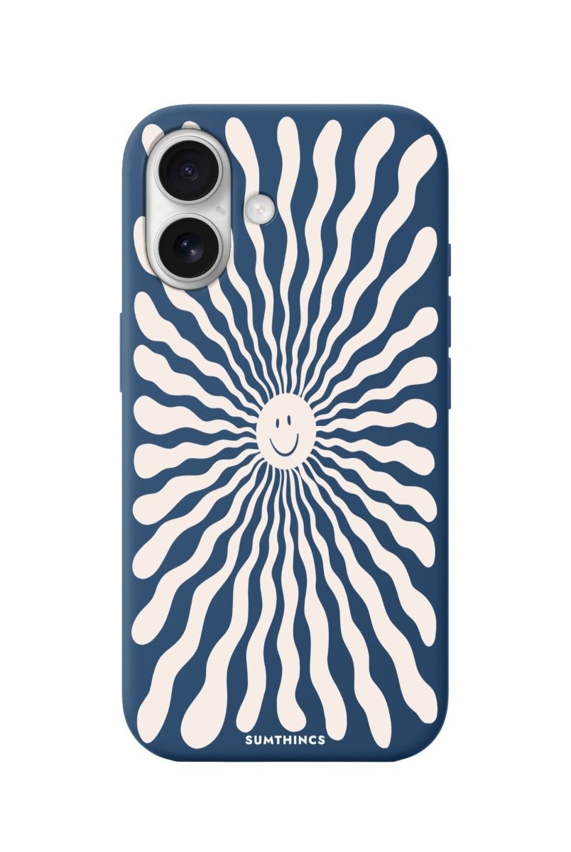 iPhone 16 Happy Little Sun Premium Telefon Kılıfı Pasifik Mavi - SUMTHINCS
