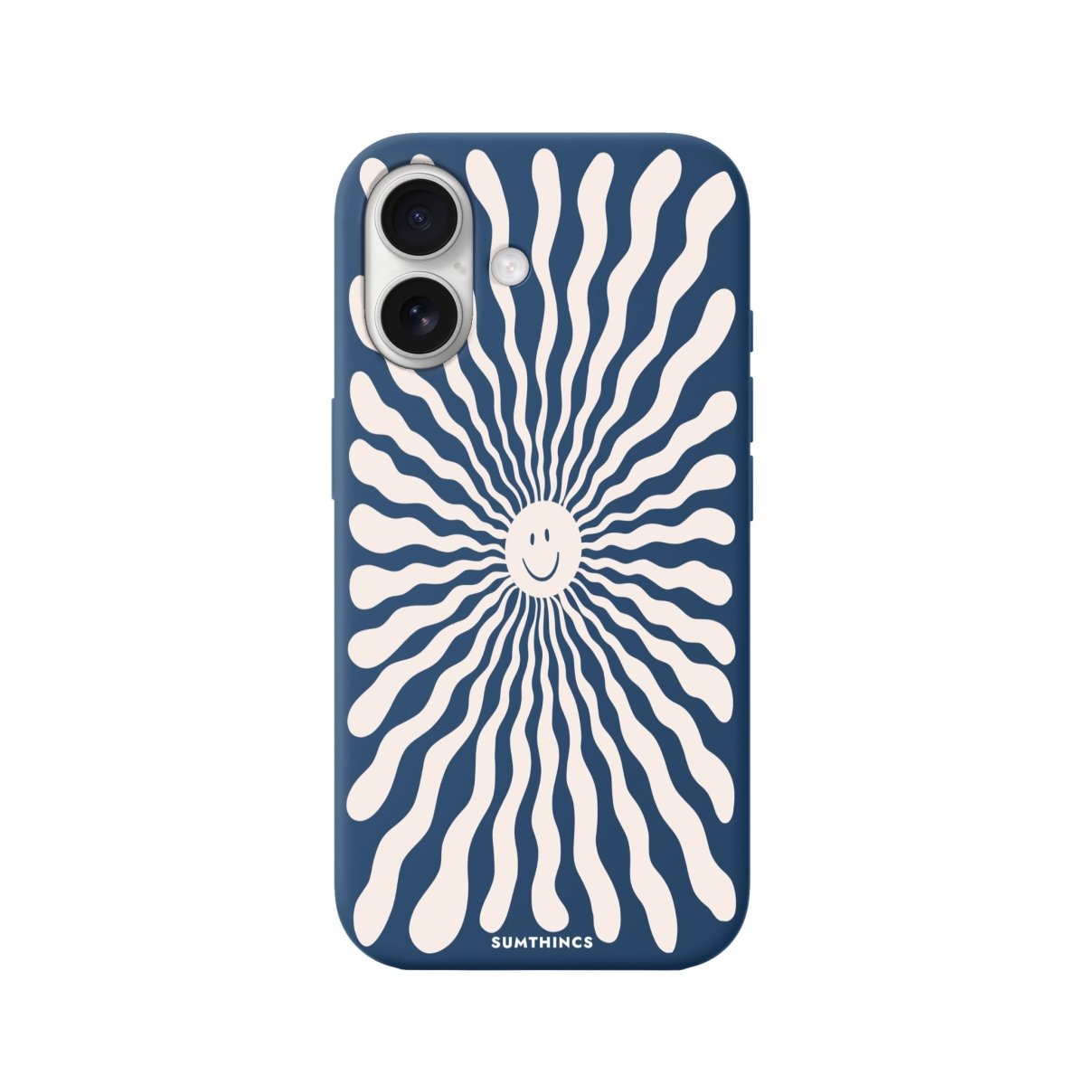 iPhone 16 Happy Little Sun Premium Telefon Kılıfı Pasifik Mavi - SUMTHINCS