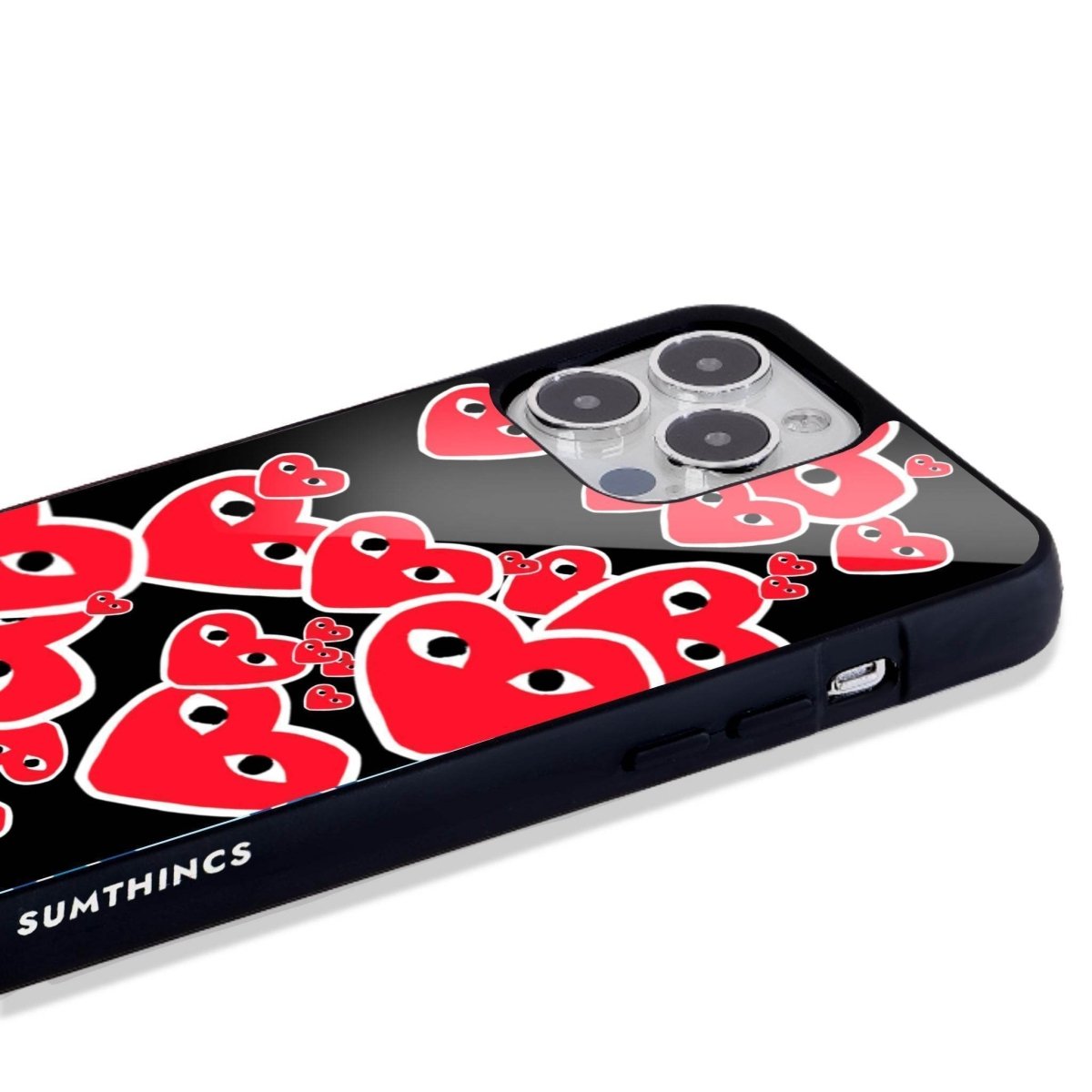 iPhone 16 Hearts Glossy Cam Telefon Kılıfı - SUMTHINCS