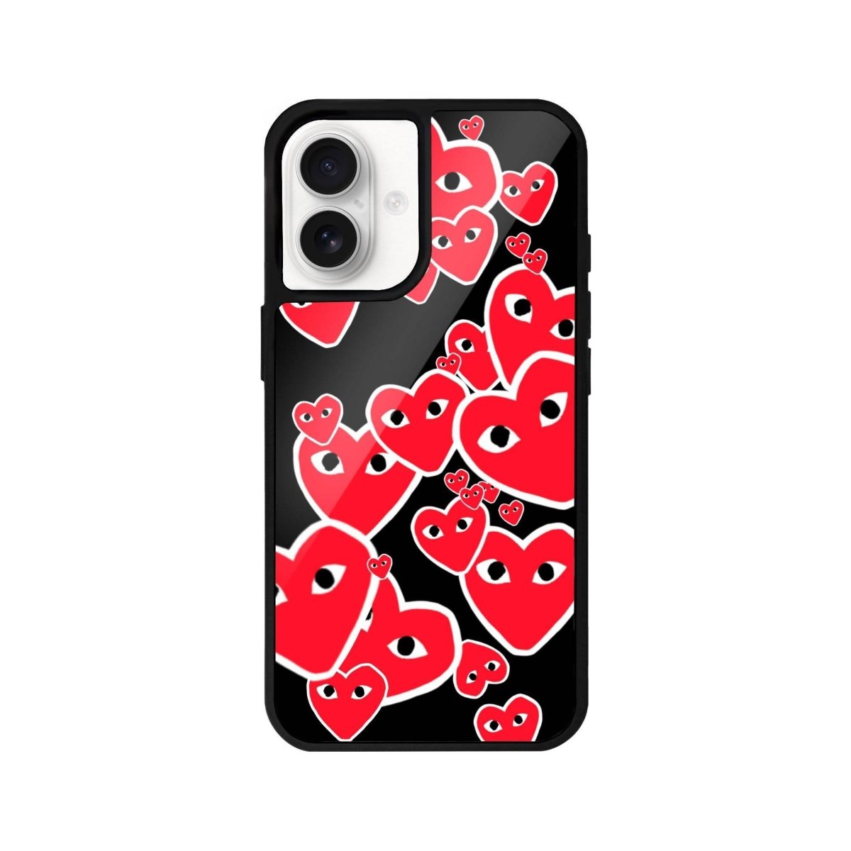 iPhone 16 Hearts Glossy Cam Telefon Kılıfı - SUMTHINCS
