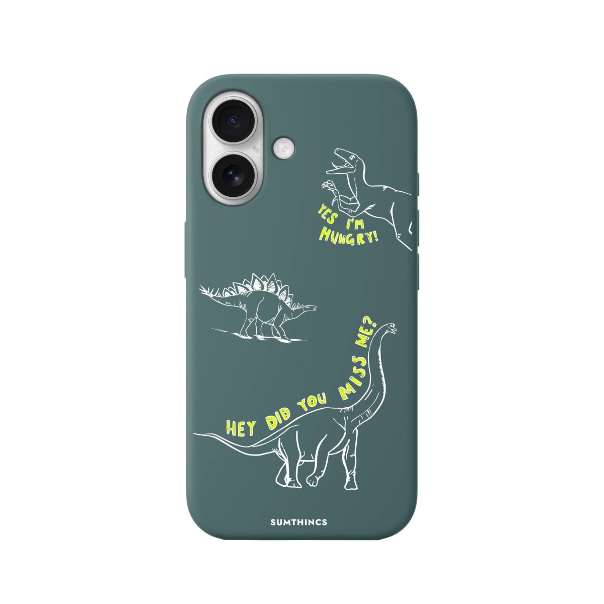 iPhone 16 Hey Did You Miss Me? Premium Telefon Kılıfı Kaktüs Yeşili - SUMTHINCS
