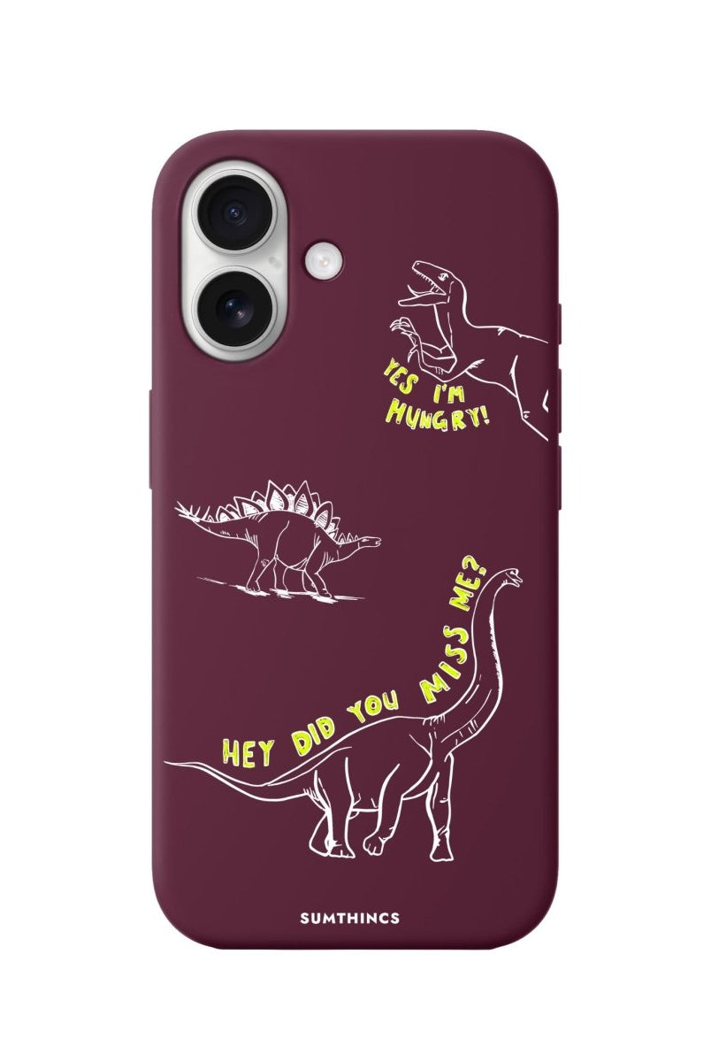 iPhone 16 Hey Did You Miss Me? Premium Telefon Kılıfı Bordo - SUMTHINCS