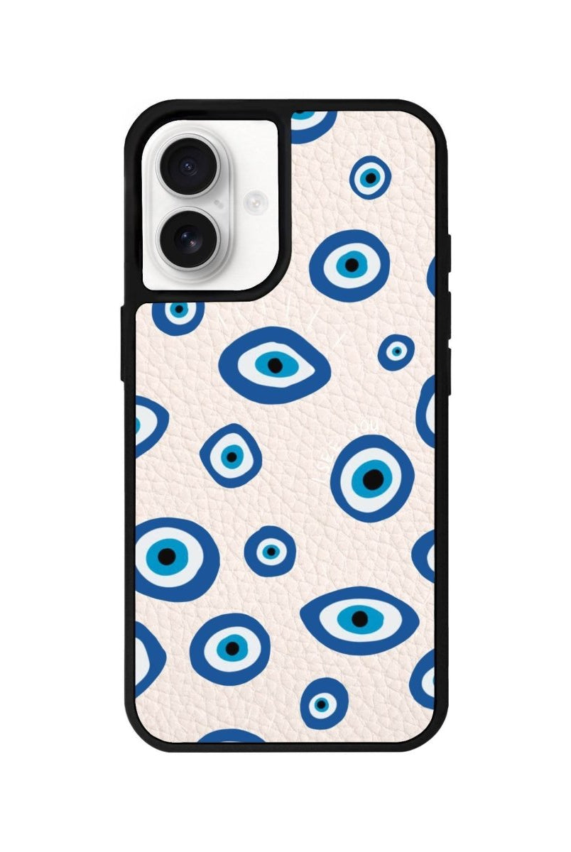 iPhone 16 I See You Leather Vegan Deri Telefon Kılıfı - SUMTHINCS