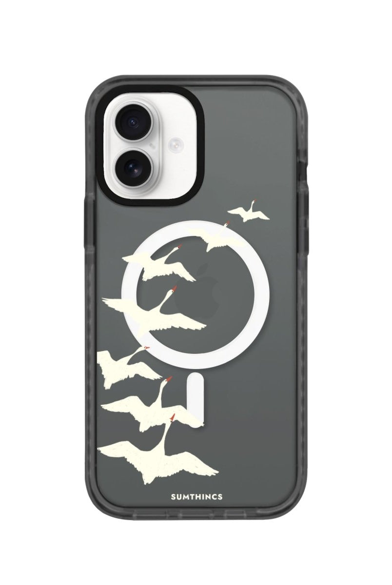 iPhone 16 Journey Magsafe Procase Şeffaf Telefon Kılıfı Antrasit - SUMTHINCS