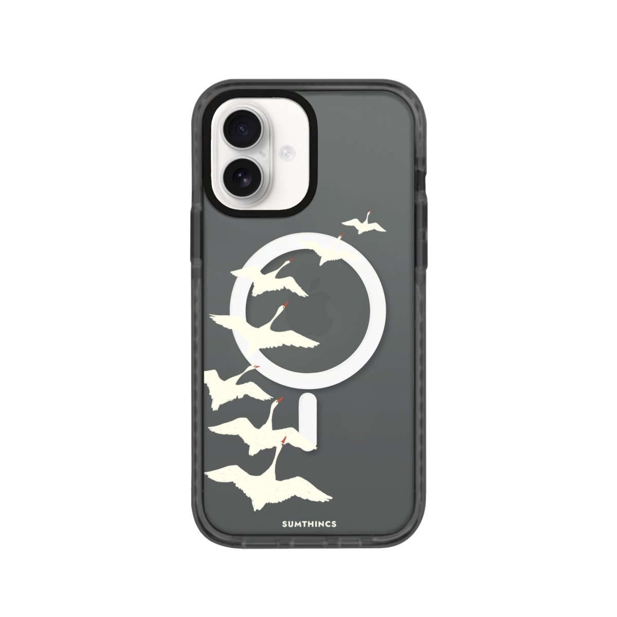 iPhone 16 Journey Magsafe Procase Şeffaf Telefon Kılıfı Antrasit - SUMTHINCS