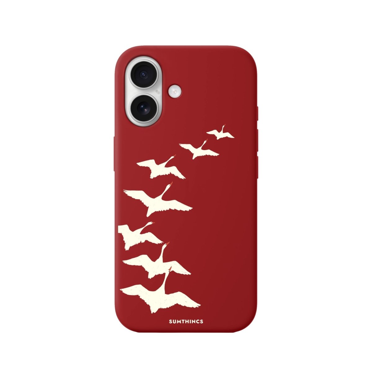 iPhone 16 Journey Premium Telefon Kılıfı Kırmızı - SUMTHINCS