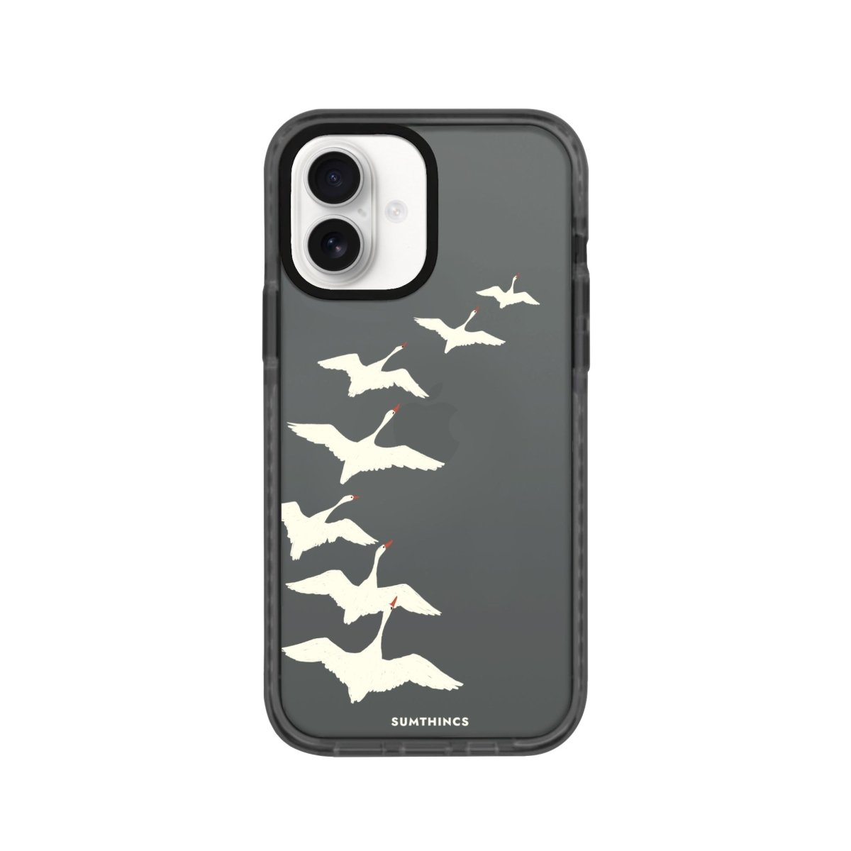 iPhone 16 Journey Procase Şeffaf Telefon Kılıfı Antrasit - SUMTHINCS