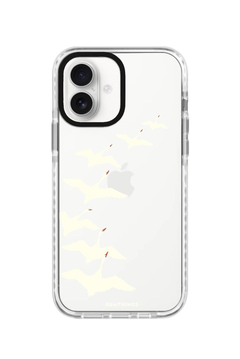 iPhone 16 Journey Procase Şeffaf Telefon Kılıfı Beyaz Şeffaf - SUMTHINCS