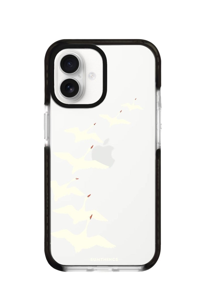 iPhone 16 Journey Procase Şeffaf Telefon Kılıfı Siyah Şeffaf - SUMTHINCS