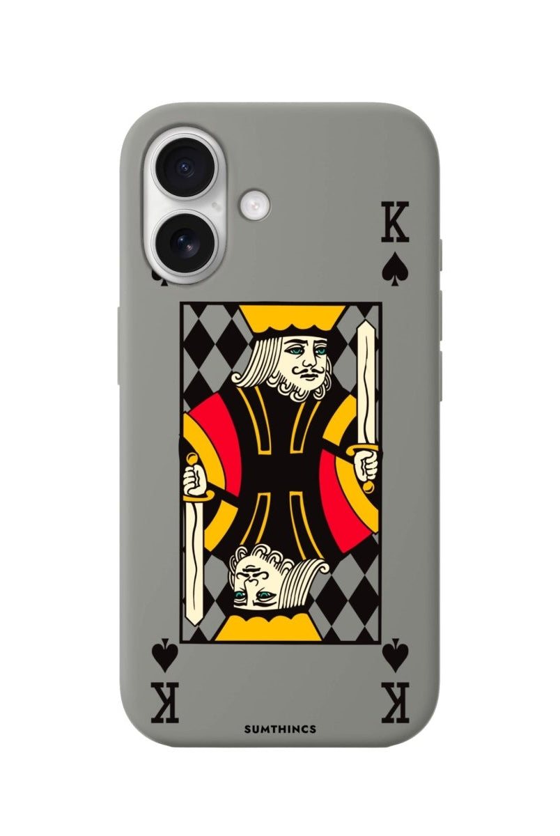iPhone 16 King Premium Telefon Kılıfı Gri - SUMTHINCS