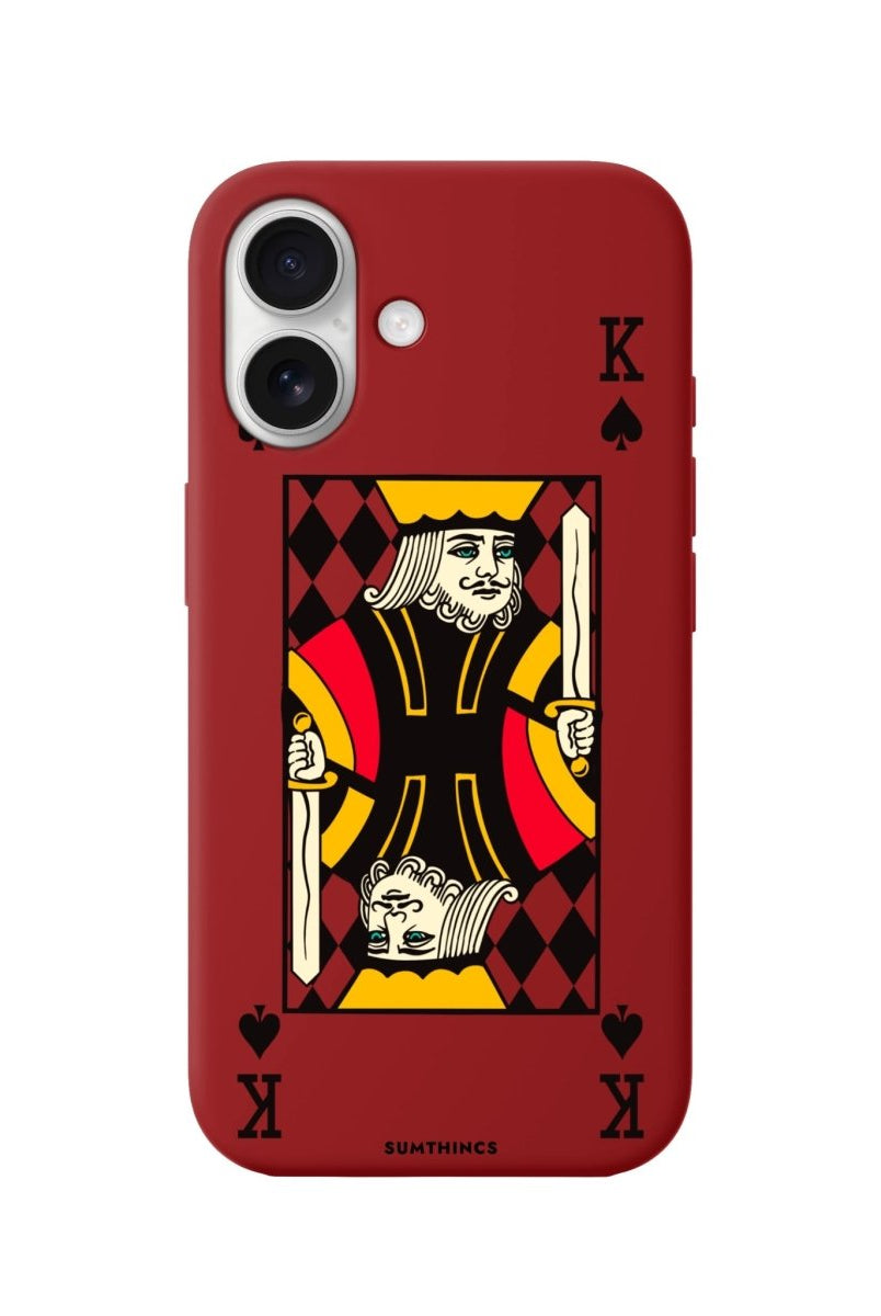 iPhone 16 King Premium Telefon Kılıfı Kırmızı - SUMTHINCS