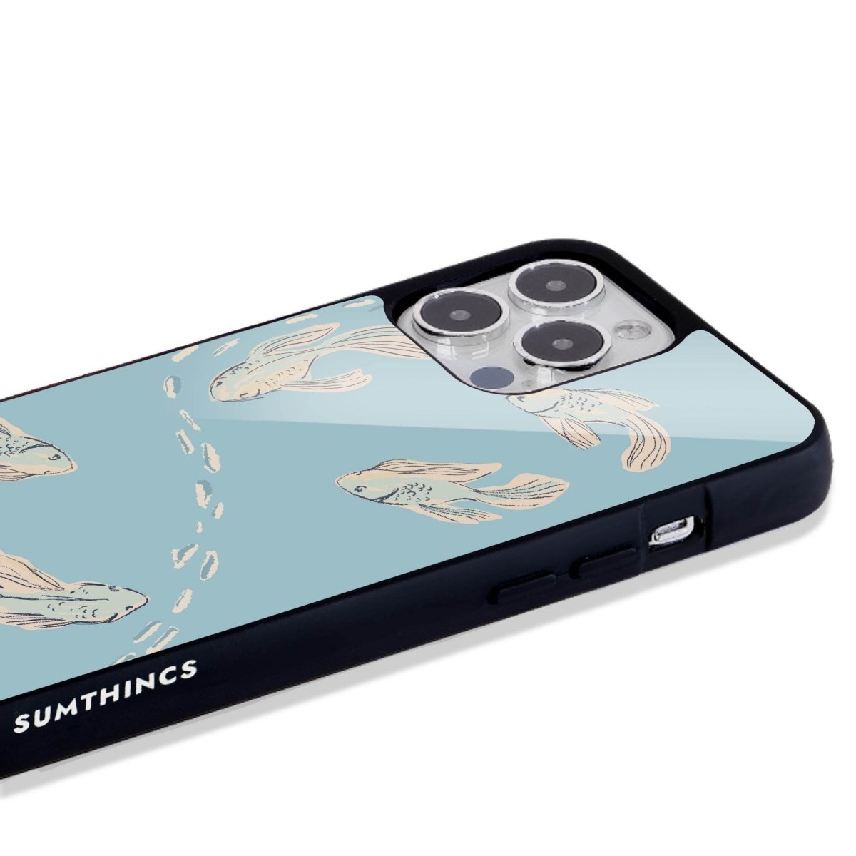 iPhone 16 Koi Fish Glossy Cam Telefon Kılıfı - SUMTHINCS