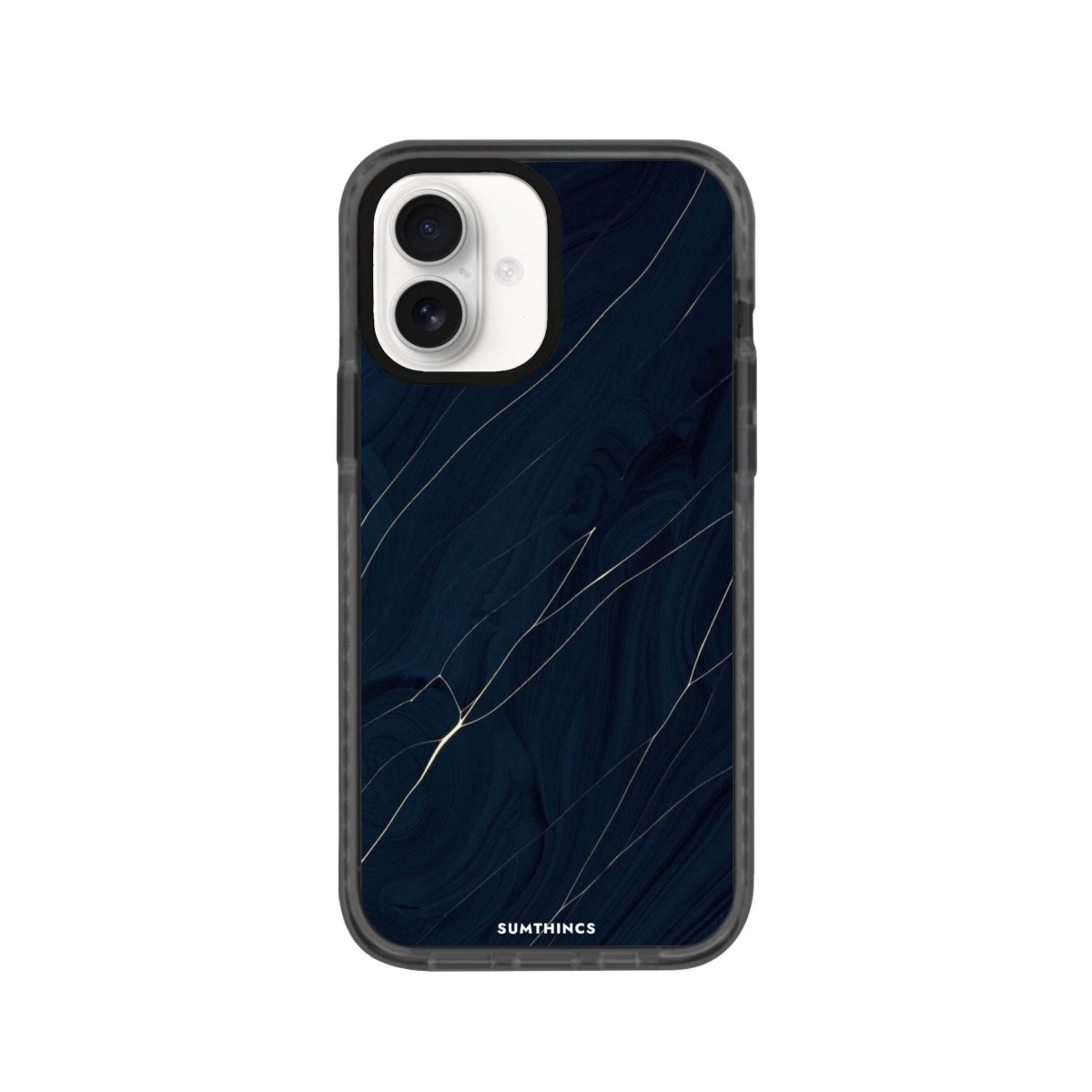 iPhone 16 Leaf Procase Şeffaf Telefon Kılıfı Antrasit - SUMTHINCS