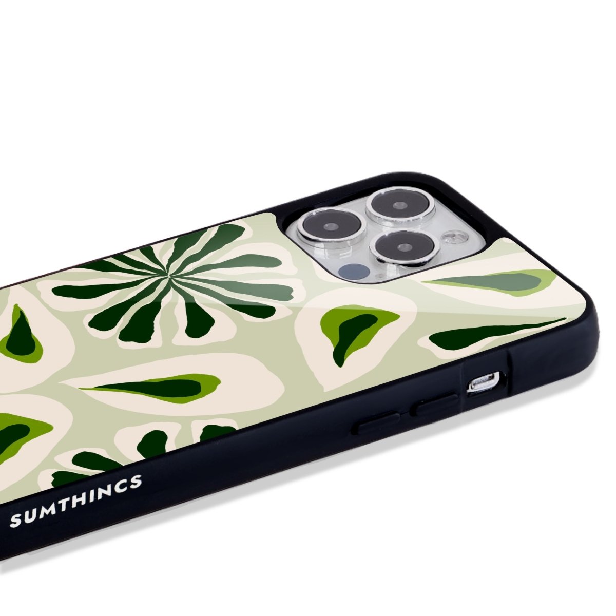 iPhone 16 Leafs Glossy Cam Telefon Kılıfı - SUMTHINCS