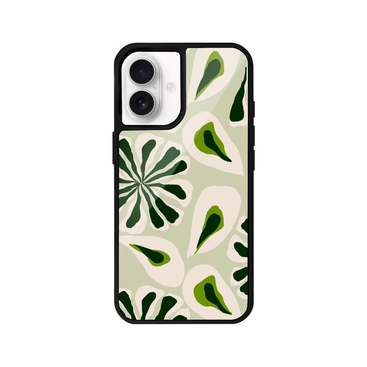 iPhone 16 Leafs Glossy Cam Telefon Kılıfı - SUMTHINCS