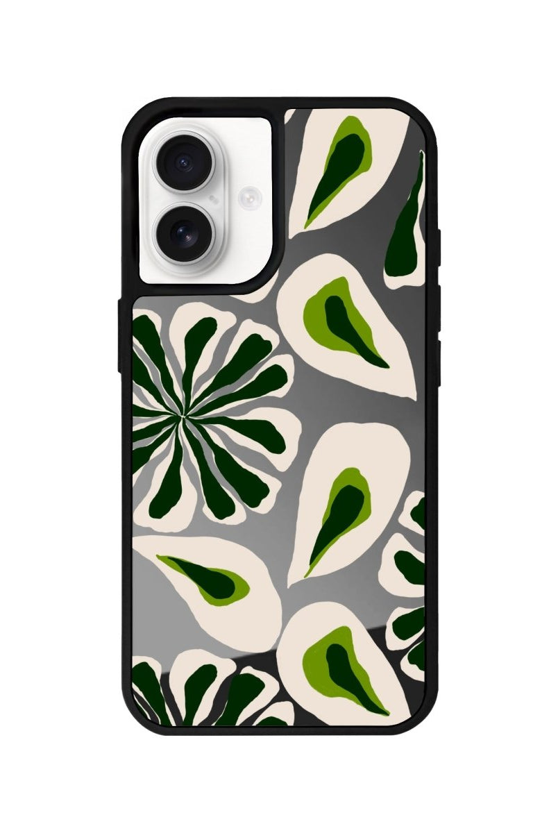 iPhone 16 Leafs Mirror Aynalı Telefon Kılıfı Antrasit - SUMTHINCS
