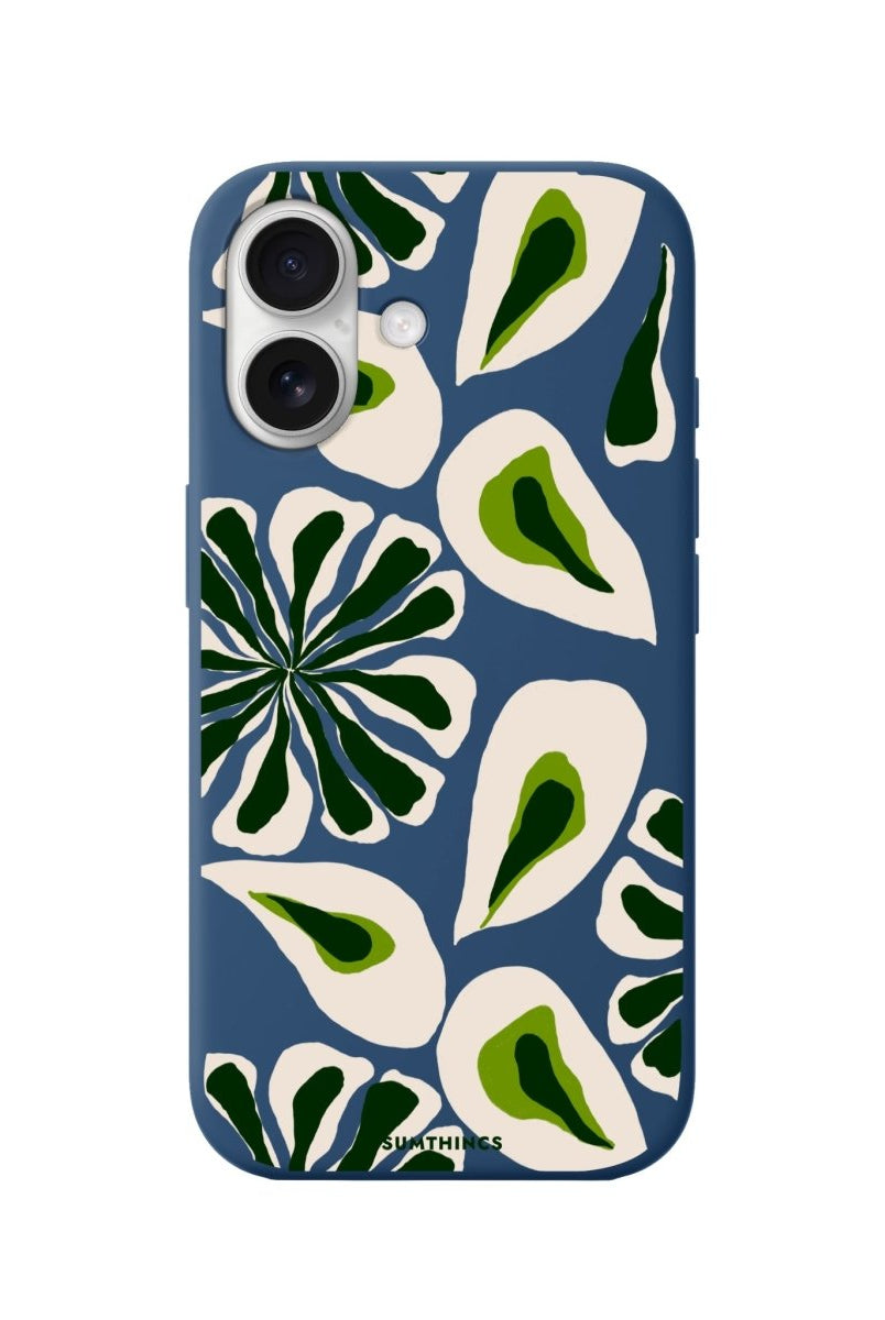 iPhone 16 Leafs Premium Telefon Kılıfı Pasifik Mavi - SUMTHINCS