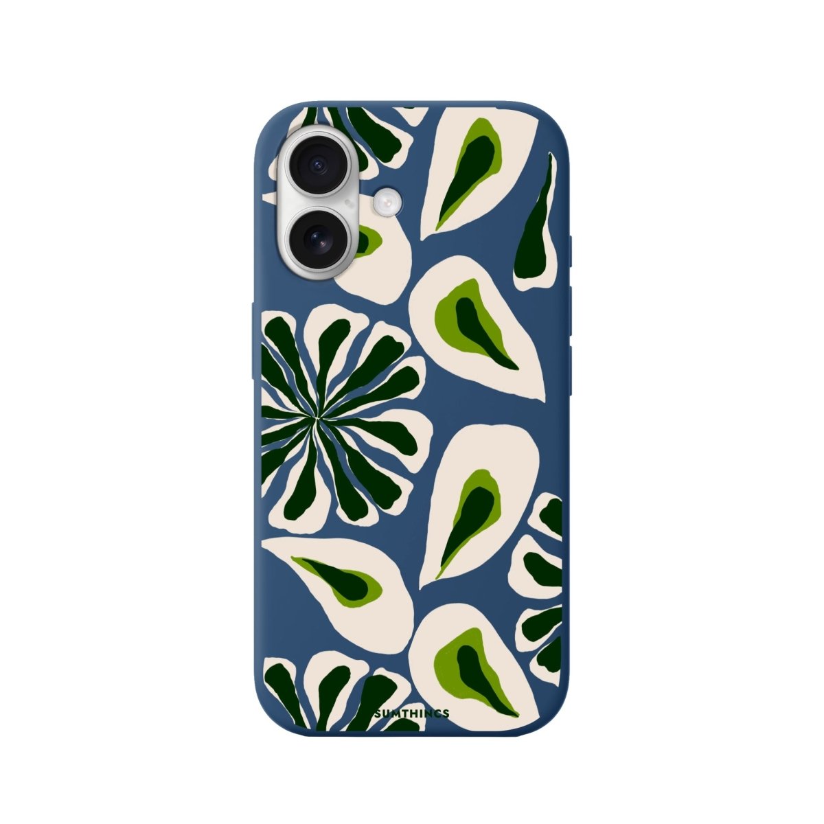 iPhone 16 Leafs Premium Telefon Kılıfı Pasifik Mavi - SUMTHINCS