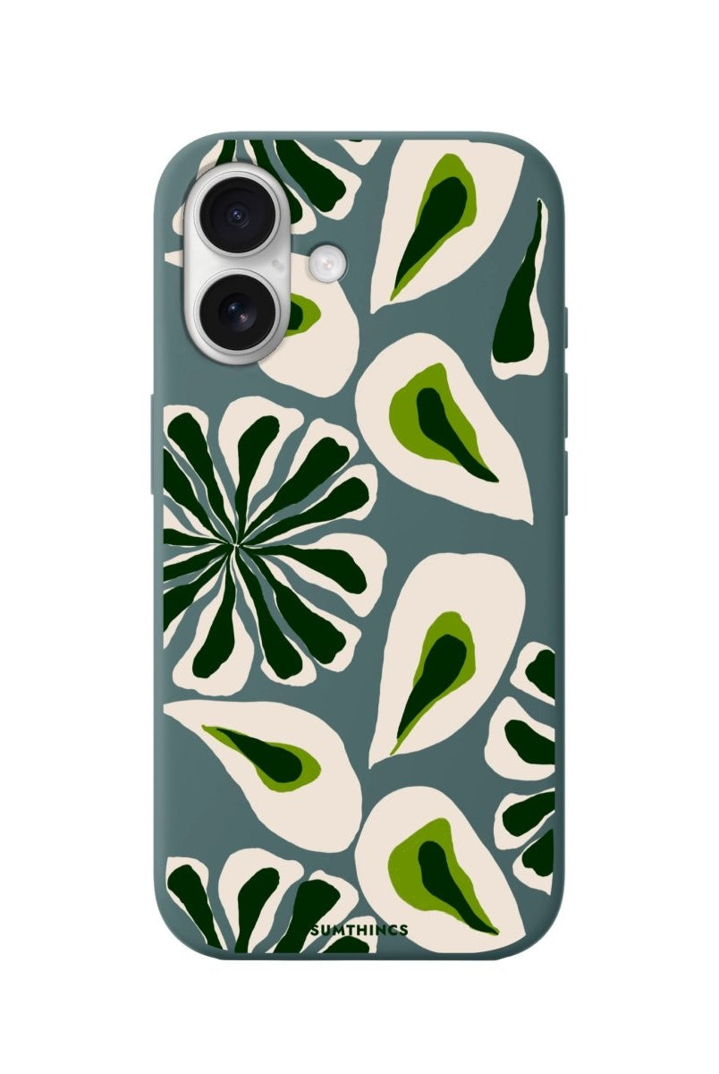 iPhone 16 Leafs Premium Telefon Kılıfı Kaktüs Yeşili - SUMTHINCS