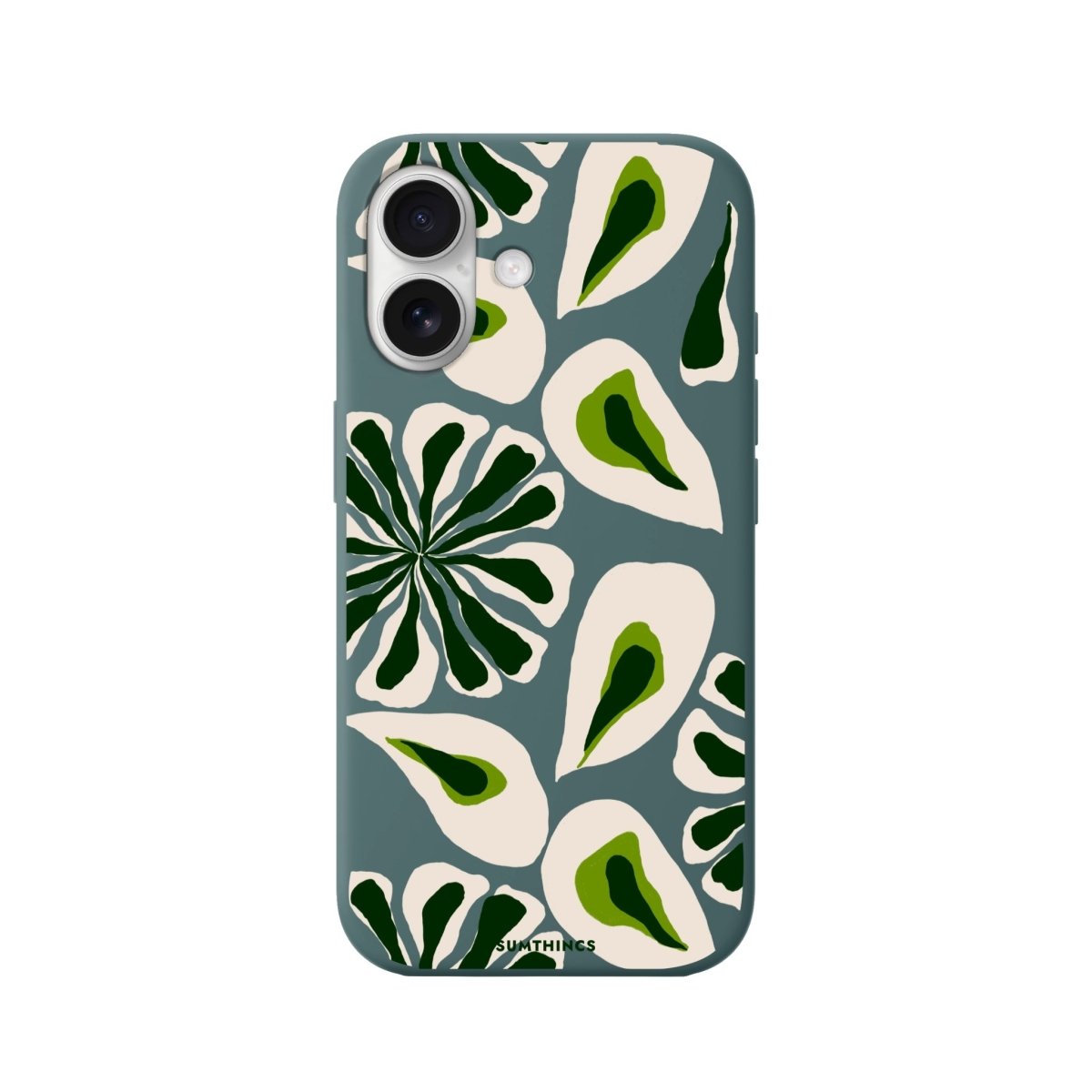 iPhone 16 Leafs Premium Telefon Kılıfı Kaktüs Yeşili - SUMTHINCS