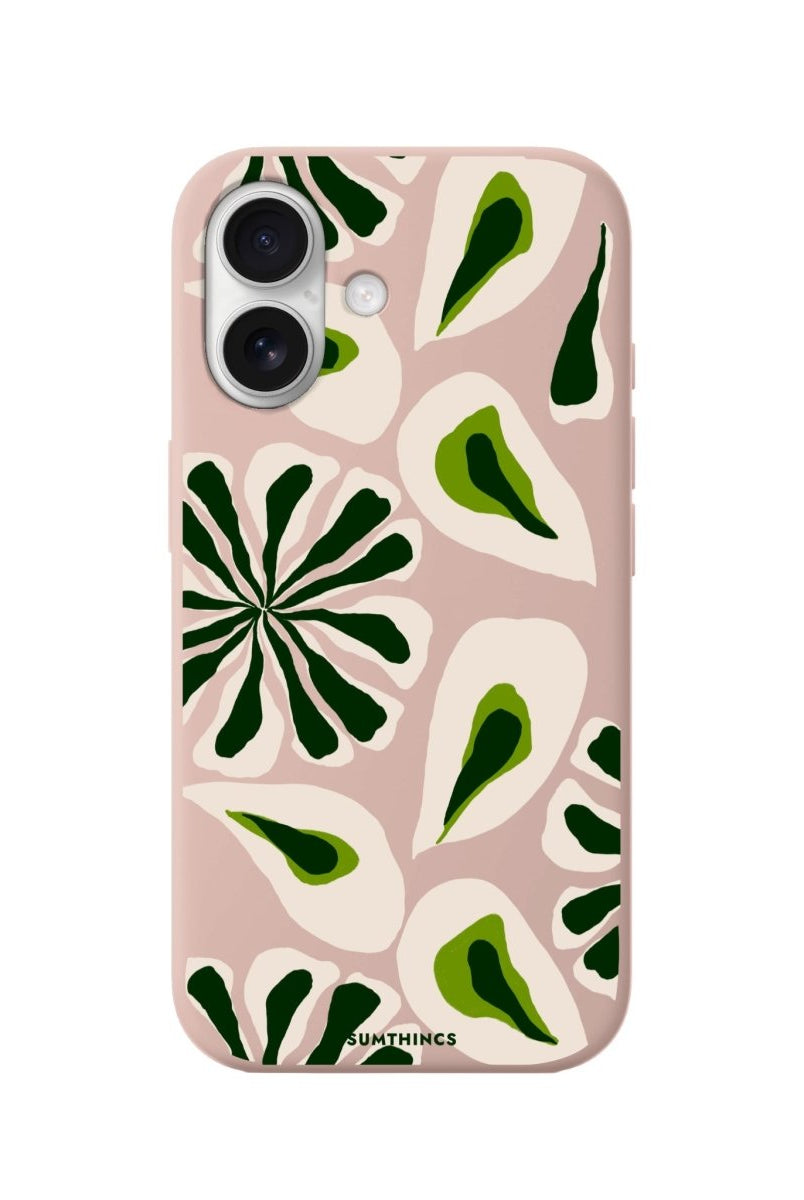 iPhone 16 Leafs Premium Telefon Kılıfı Bej - SUMTHINCS