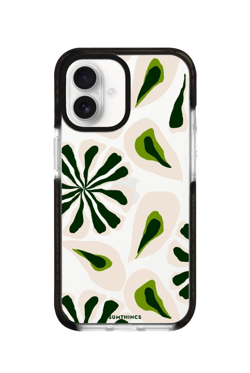 iPhone 16 Leafs Procase Şeffaf Telefon Kılıfı Siyah Şeffaf - SUMTHINCS