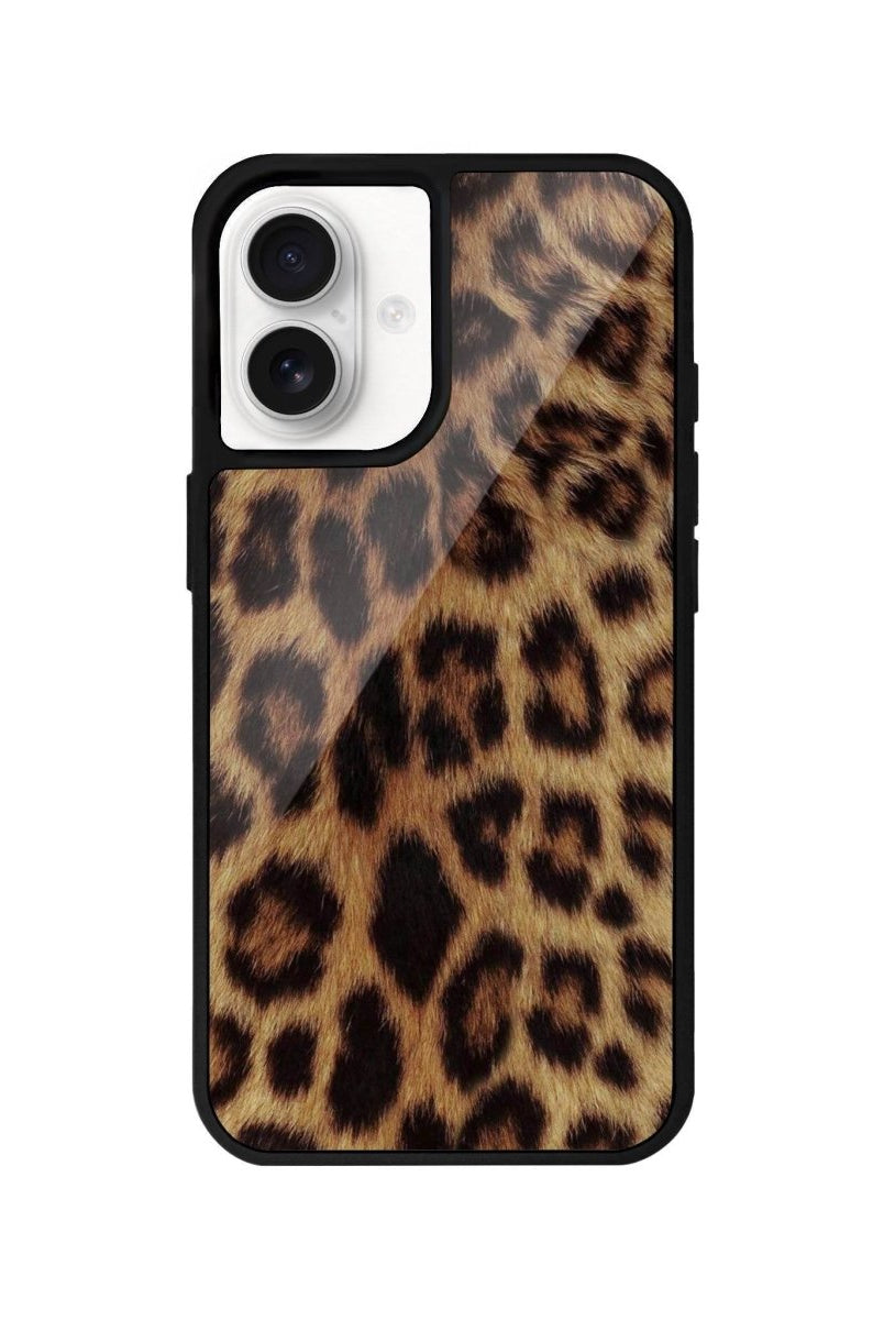 iPhone 16 Leopard Glossy Cam Telefon Kılıfı - SUMTHINCS
