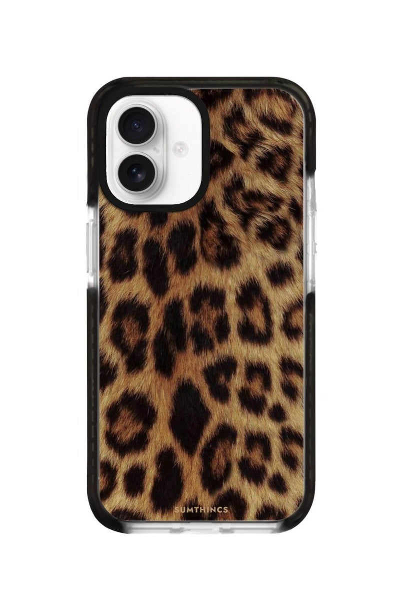 iPhone 16 Leopard Procase Şeffaf Telefon Kılıfı Siyah Şeffaf - SUMTHINCS