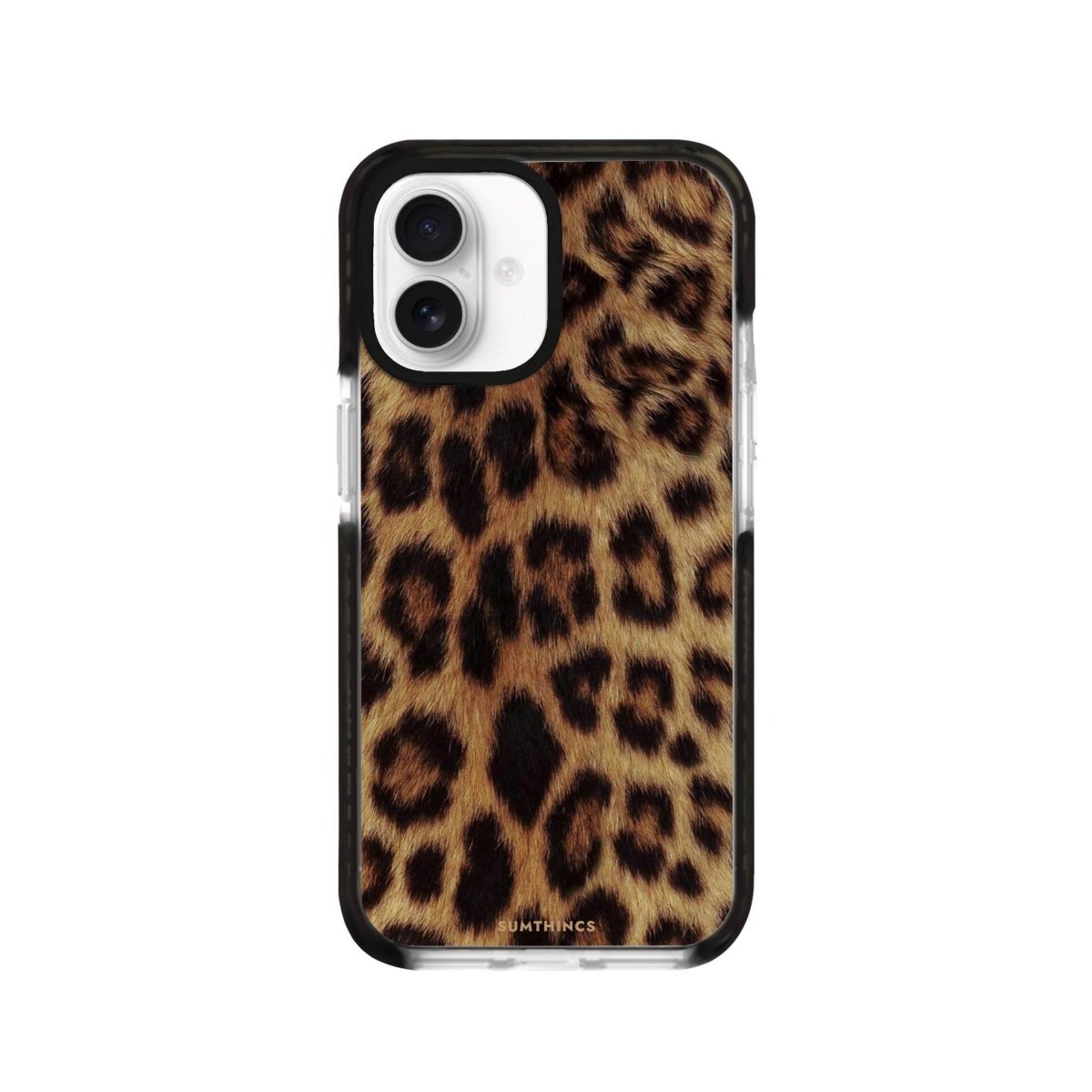 iPhone 16 Leopard Procase Şeffaf Telefon Kılıfı Siyah Şeffaf - SUMTHINCS