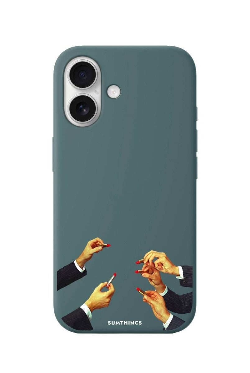 iPhone 16 Lipstick Premium Telefon Kılıfı Kaktüs Yeşili - SUMTHINCS