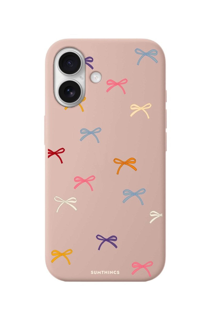 iPhone 16 Little Bows Premium Telefon Kılıfı Bej - SUMTHINCS