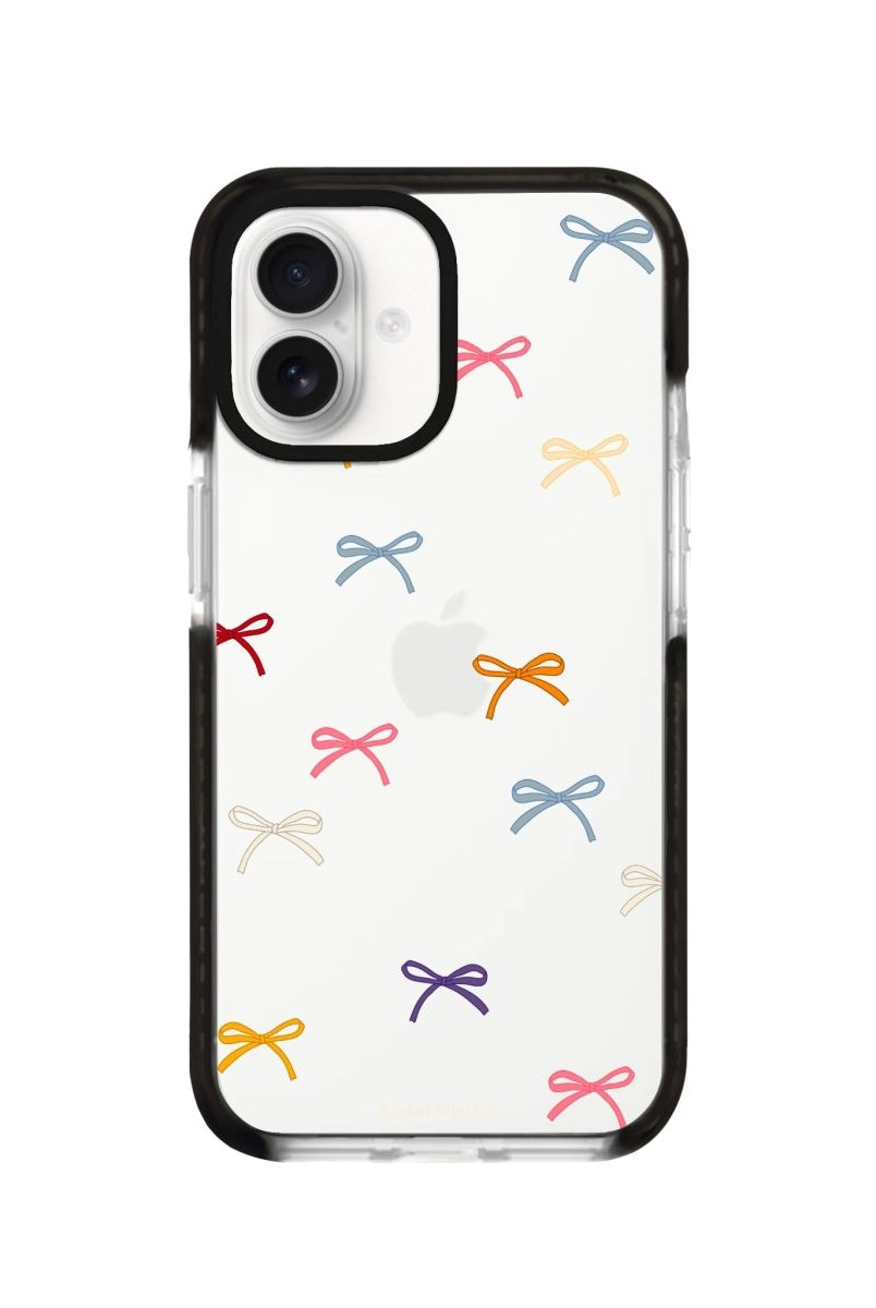 iPhone 16 Little Bows Procase Şeffaf Telefon Kılıfı Siyah Şeffaf - SUMTHINCS