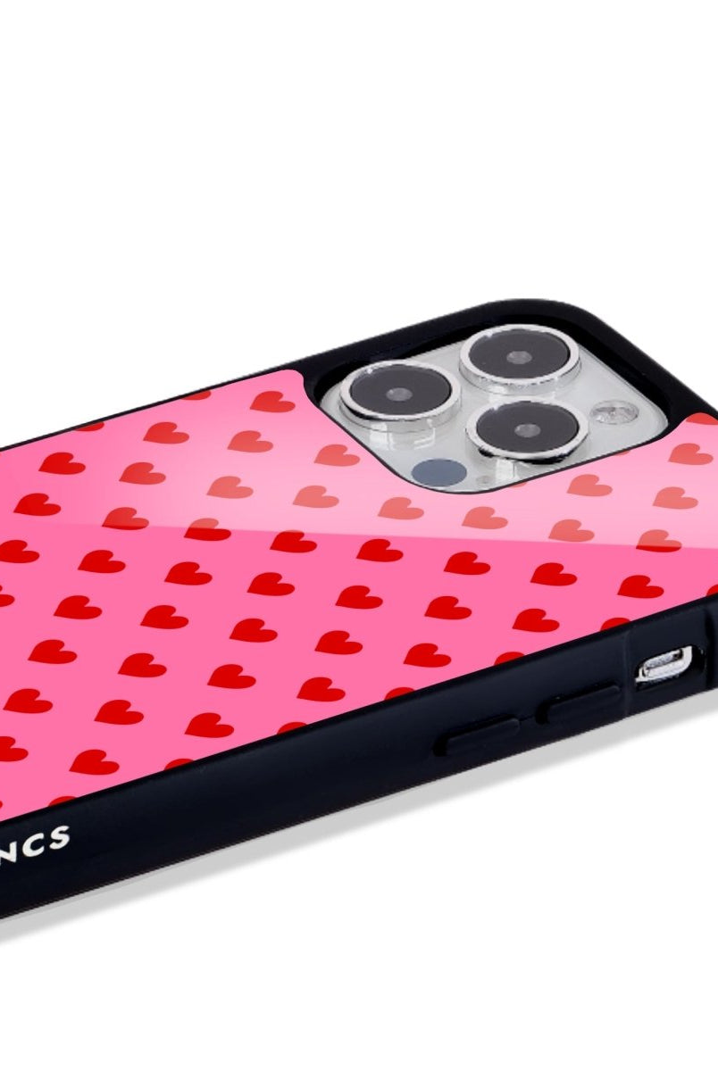 iPhone 16 Little Hearts Glossy Cam Telefon Kılıfı - SUMTHINCS