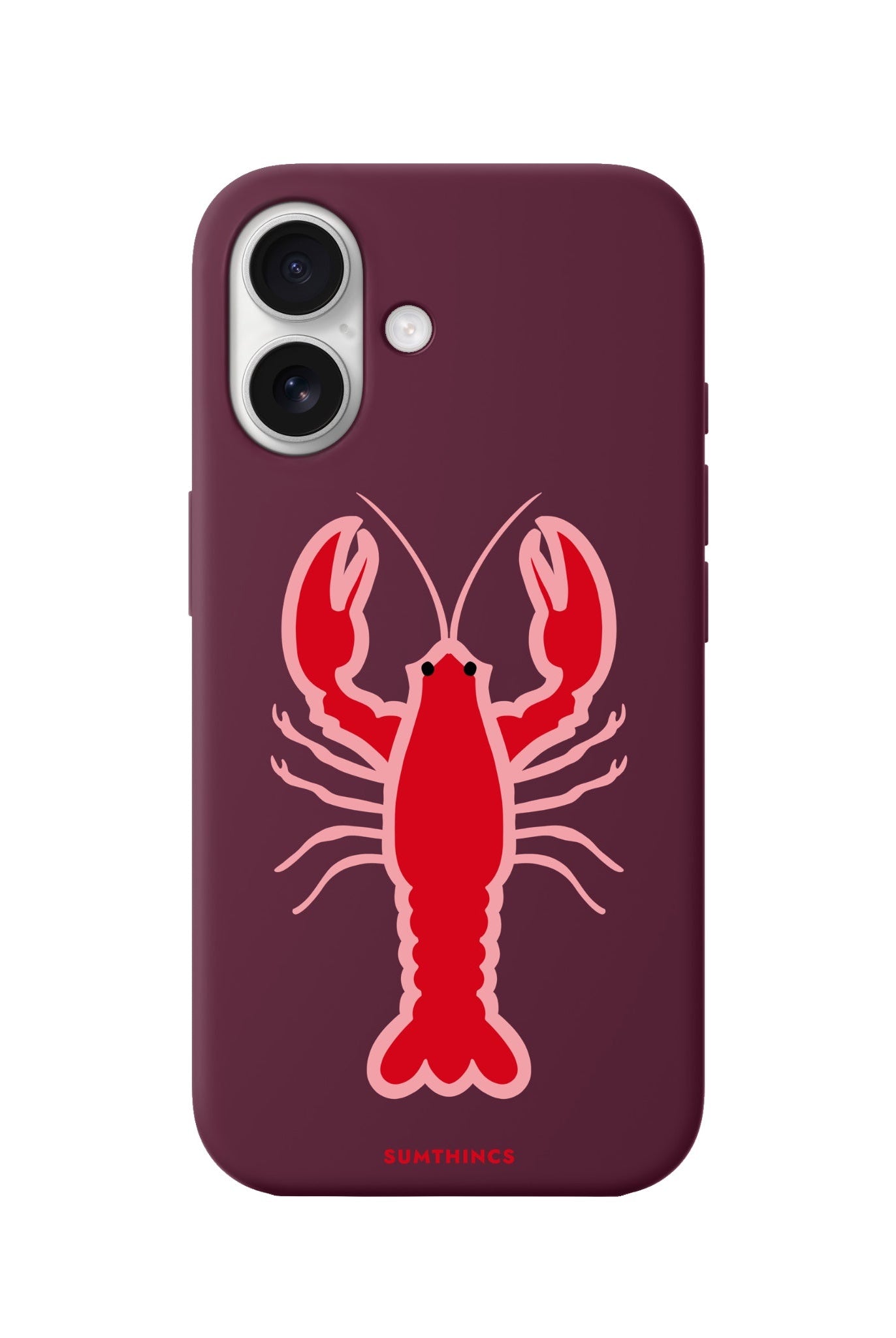 iPhone 16 Lobster Premium Telefon Kılıfı Bordo - SUMTHINCS